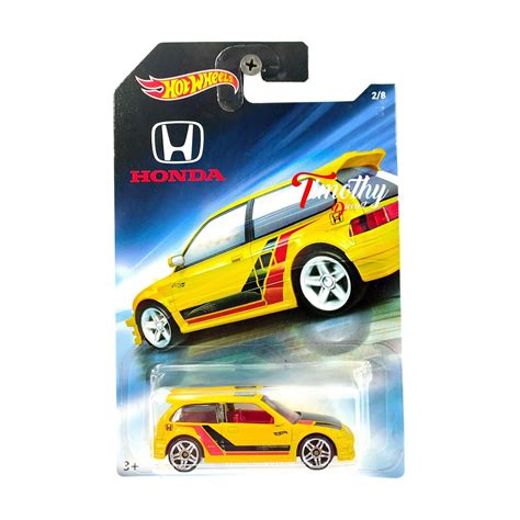 Merah Hot Wheels Honda Civic Series 2022 90 Ef Nova 92 Eg Estillo 16 Type R 2018 Civic Si Civic