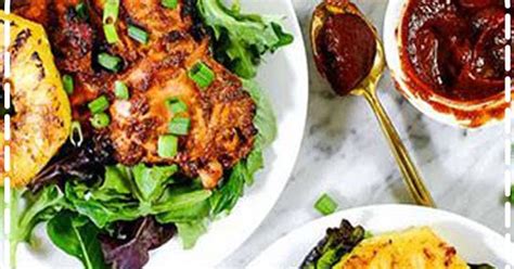 Grilled Pineapple Chicken Paleo Whole30 Violet M Colbert