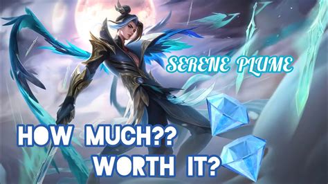 How Much Is Ling Collector Skin Serene Plume Mlbb Youtube