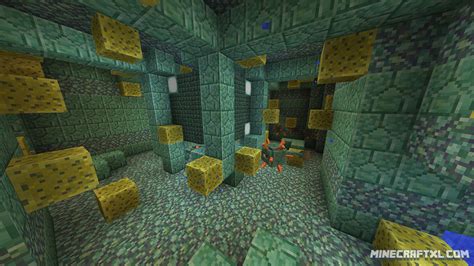 Minecraft Underwater Temple Mobs