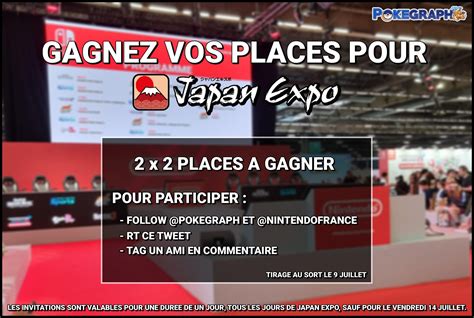 Pokégraph on Twitter Concours Rendez vous à JapanExpo du 13 au