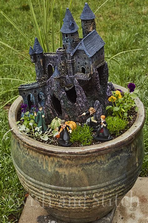 Harry Potter Hogwarts Castle Fairy Garden Swish And Stitch