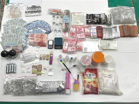 台中警破毒品轟趴逮5男2女 驚見「喪屍毒品」麻醉煙彈