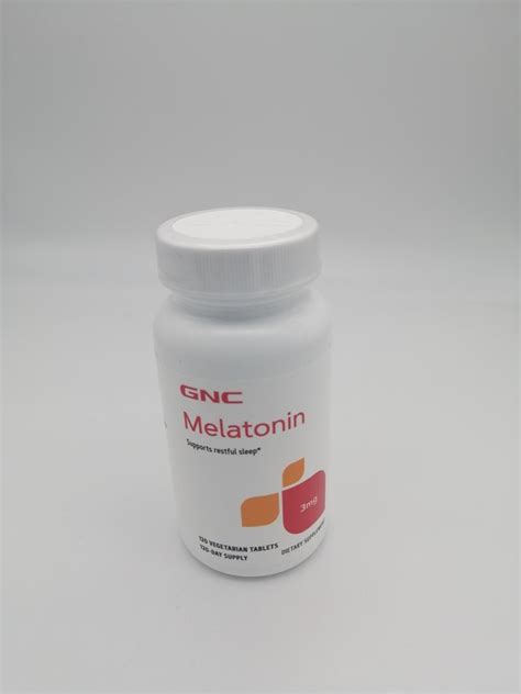 GNC MELATONIN 3MG X 120 TABLETAS Carol Tienda Online