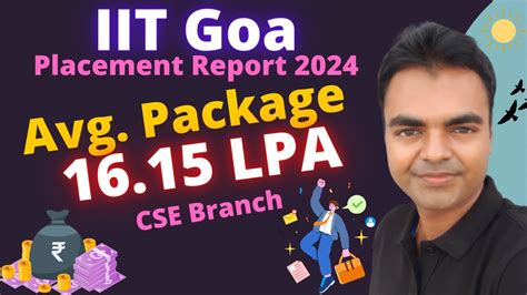 IIT Goa Placement Report 2024 BTech CSE Average Package Highest