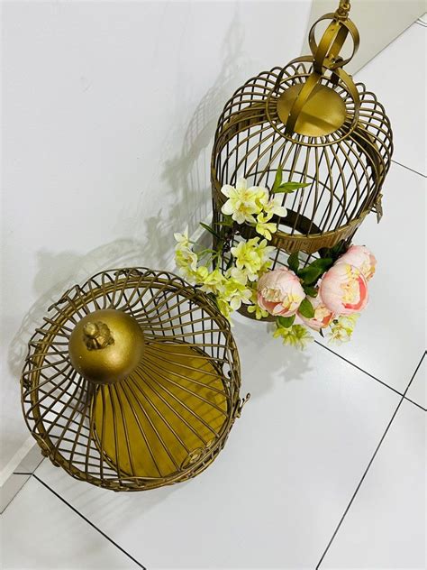 Metal Bird Cage Sangkar Burung Besi Home Decor Furniture Home Living