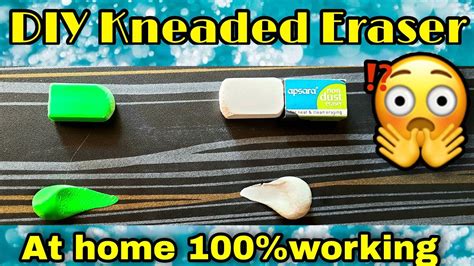 How To Make A Kneaded Eraser Diy Kneaded Eraser At Home YouTube