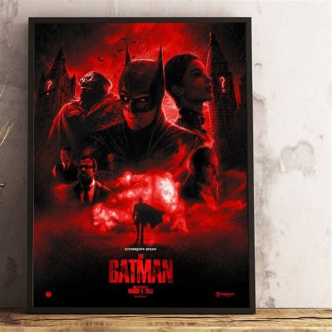 The Batman 2022 DC Movie Poster Canvas - Kaiteez