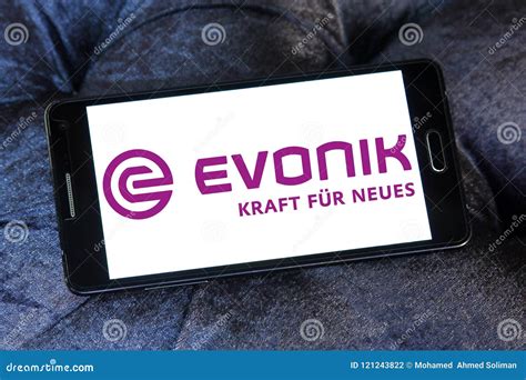 Evonik Industries Company Logo Editorial Photography Image Of