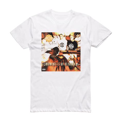 Gang Starr Moment Of Truth 2 Album Cover T-Shirt White – ALBUM COVER T ...