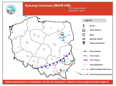 Imgw Pib Meteo Polska On Twitter Lokalne O Rodki Burzowe Formuj Si