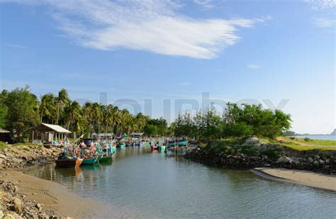 The harbor of fishing boat | Stock image | Colourbox