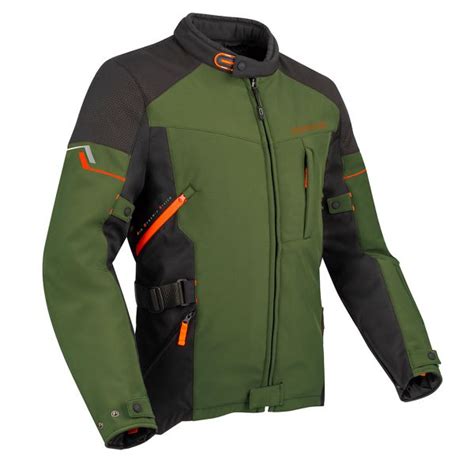 Veste Moto Bering Cobalt Kaki Black Au Meilleur Prix Icasque