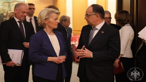 Begaj takohet me Von Der Leyen kërkoi ndëshkimin e agresionit serb në