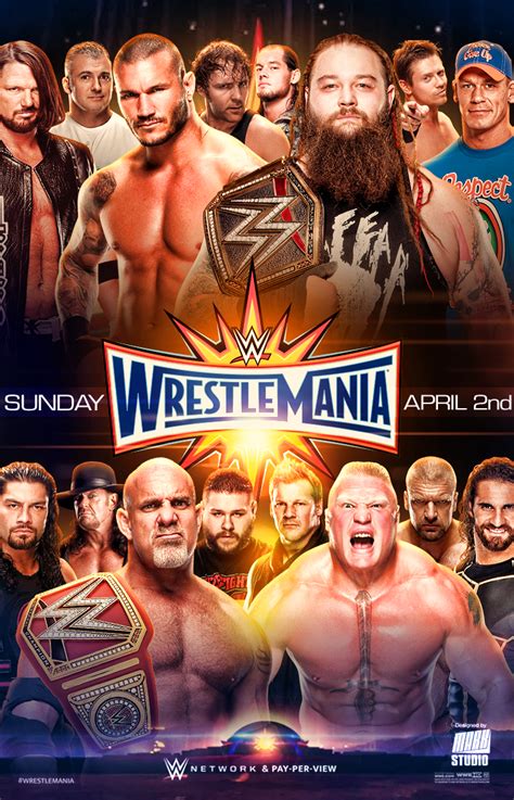 Image result for wwe wrestlemania 33 poster | Wrestlemania 33 ...