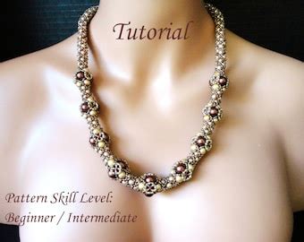 Tutorial Beaded Spiral Rope Jewelry With Matching Clasp Jewelry