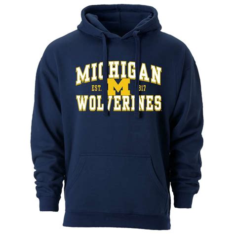 Michigan Wolverines Heritage Hoodie - Navy