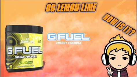 G Fuel Og Lemon Lime Flavor Taste Test Review Youtube