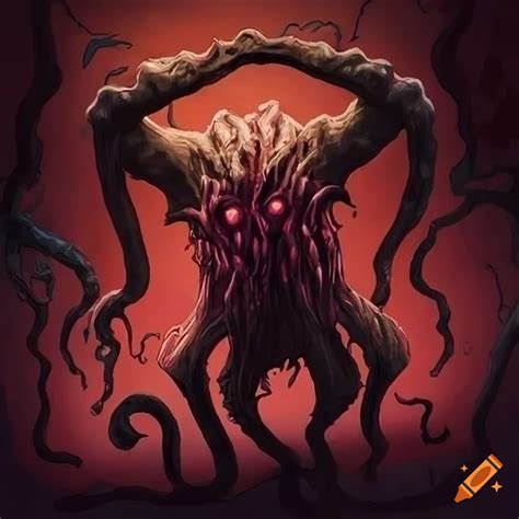 Final Boss Art In Lovecraftian Horror Style On Craiyon