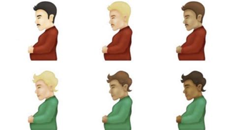 Un émoji homme enceinte débarque sur iPhone et ça divise