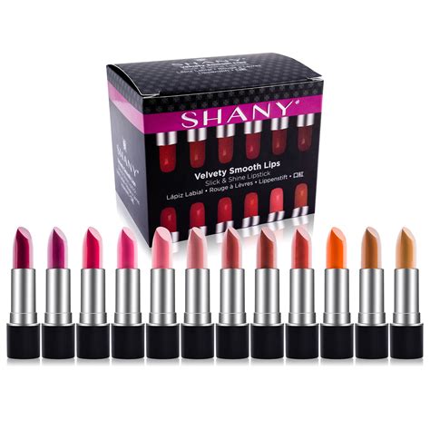 Mua Slick And Shine Multi Colored Lipstick Set 12 Matte Lip Colors Long Lasting And Moisturizing