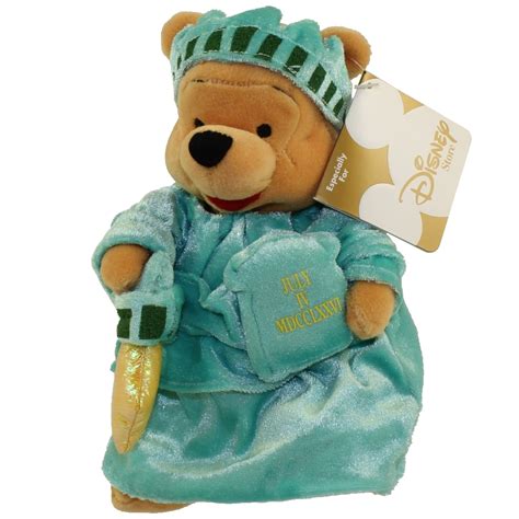 Disney Bean Bag Plush New York City Pooh Traveling Series Winnie