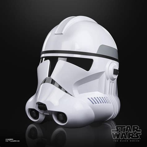 Star Wars The Black Series Phase II Clone Trooper Premium Electronic Helmet, The Clone Wars ...