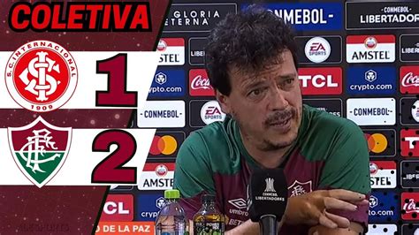 Coletiva Fernando Diniz Internacional X Fluminense Fluminense