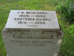 Christine Louise Wilhemina Anstenia Witte Mehlberg 1814 1899