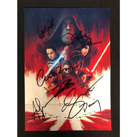 Star Wars Cast Signed 8 X 10 Ra Coa