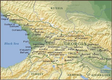 photo: georgian map