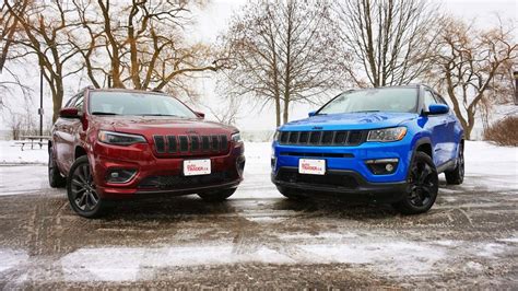 2020 Jeep Cherokee Vs Compass Comparison Test Autotrader Ca