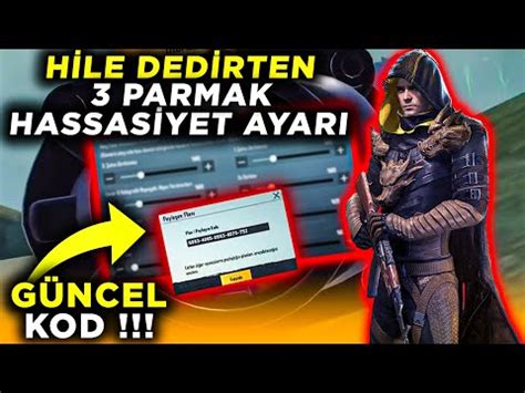 En Y Parmak Ayarlari Pubg Mobile Hassas Yet Ve Kontrol Ayarlari