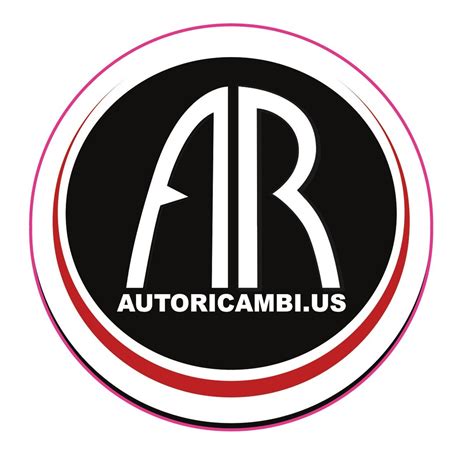 Auto Ricambi Round Logo Decal Approximately 3 Inches In Diameter Great