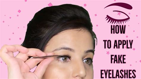 Apply Fake Eyelashes In Very Easy Way How To Apply Fake Eyelashes