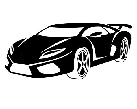 Race Car Svg Sports Car Clipart Vehicle Svg Luxurious Car - Etsy