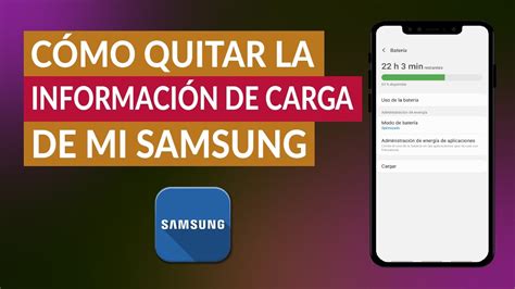 C Mo Quitar La Informaci N De Carga De Mi M Vil Samsung Youtube