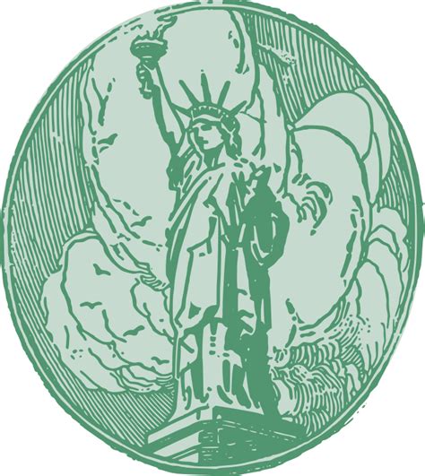 Statue Of Liberty Circle Openclipart