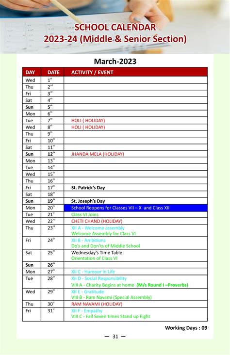 Icse Sports Calendar Ashla Willette