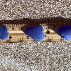 Large Cobalt Blue Sea Glass Authentic Beach Ocean Tumbled Etsy