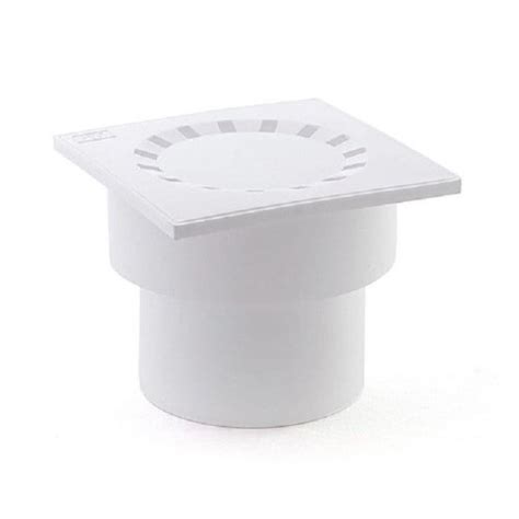 Вертикальный трап Политэк 110 с пластиковой решеткой 150х150 мм STY ...