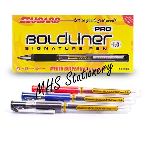 Jual Pulpen Pena Ballpoint Standard Boldliner Pro 1 0 Tanda Tangan