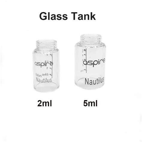 Aspire Nautilus 5ml Nautilus Mini 2ml Glass Tank Cover Tank Atomizer