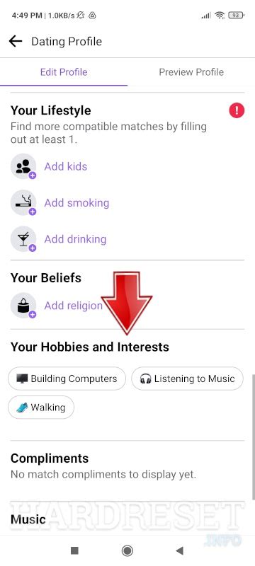 How To Add Hobbies And Interests On Facebook Dating