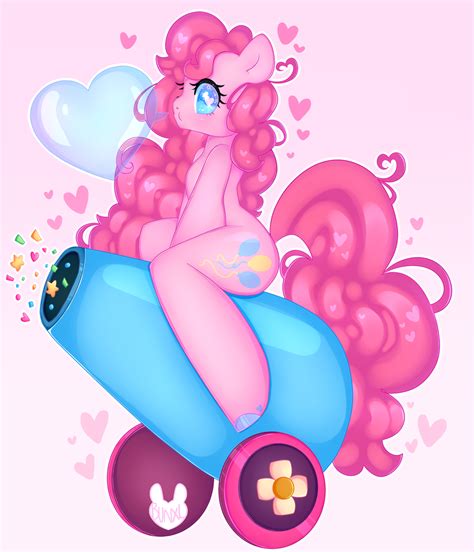 Safe Artist Bunxl Pinkie Pie Earth Pony Semi Anthro G