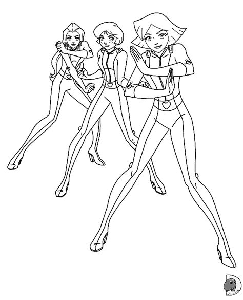 Mooie Clover Totally Spies Kleurplaten Totally Spies Kleurplaten Porn