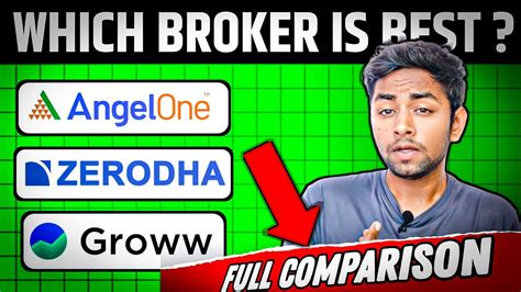 ZERODHA Vs GROWW Vs ANGEL ONE Which Broker Is Good For Future