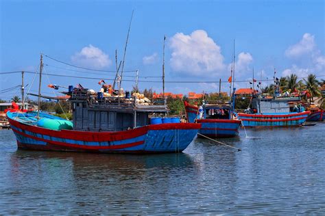 Fishing Boats Vietnam Red River - Free photo on Pixabay