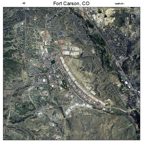 Aerial Photography Map Of Fort Carson Co Colorado