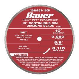 10 in. Tile & Masonry Saw Blades - Harbor Freight Tools